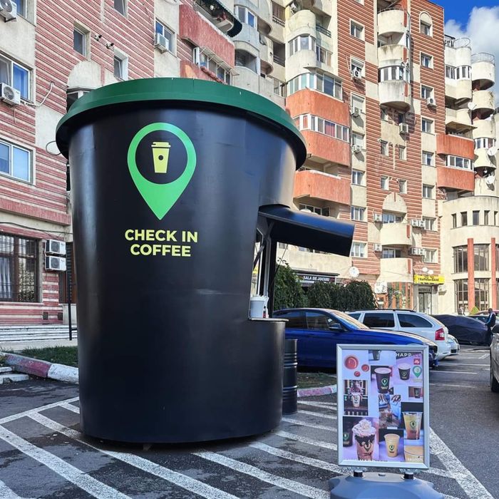 Cafenea to go “Check-in Coffee”