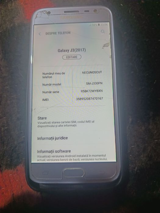 Vând Samsung Galaxy J3 2017