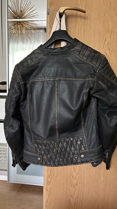 Geacã moto piele maro Rebelhorn mãsura M - Damã - Stare Excepționalã