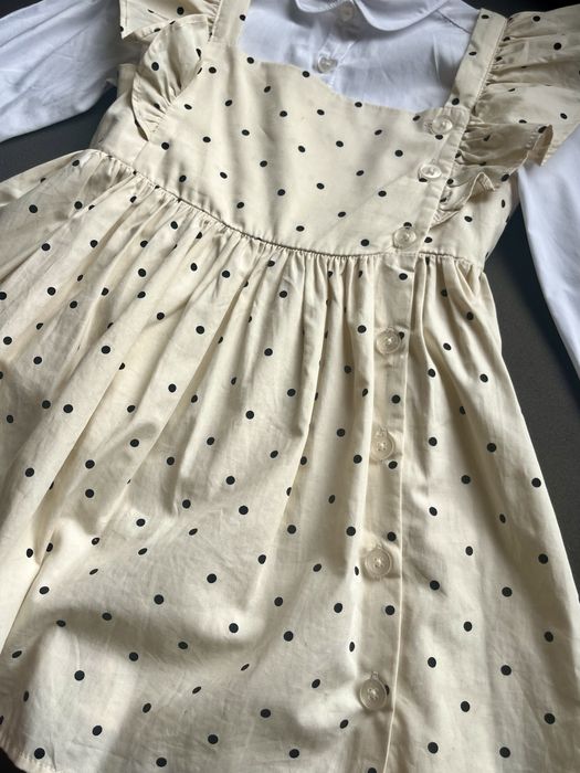Рокля с риза за момиче размер 104