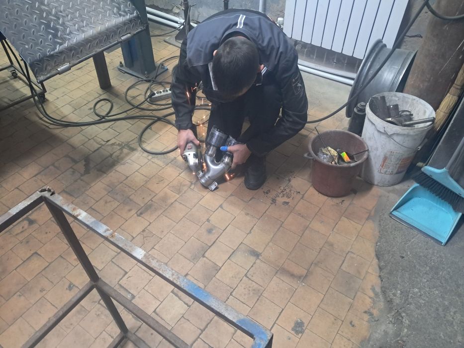 Ремонт глушителя.