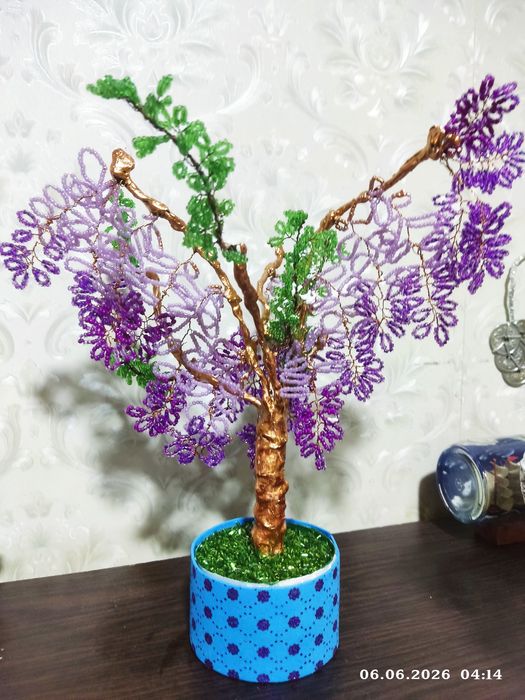 Деревья из бисера.