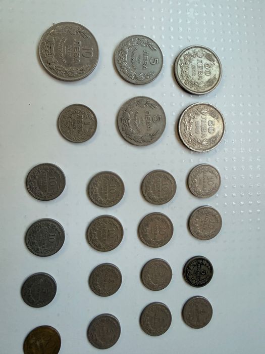 Лот 22 Монети 1906-1930 България