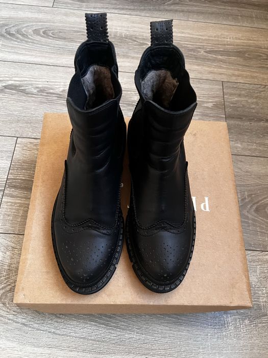 Зимние женские кожанные сапоги Perfect pairs