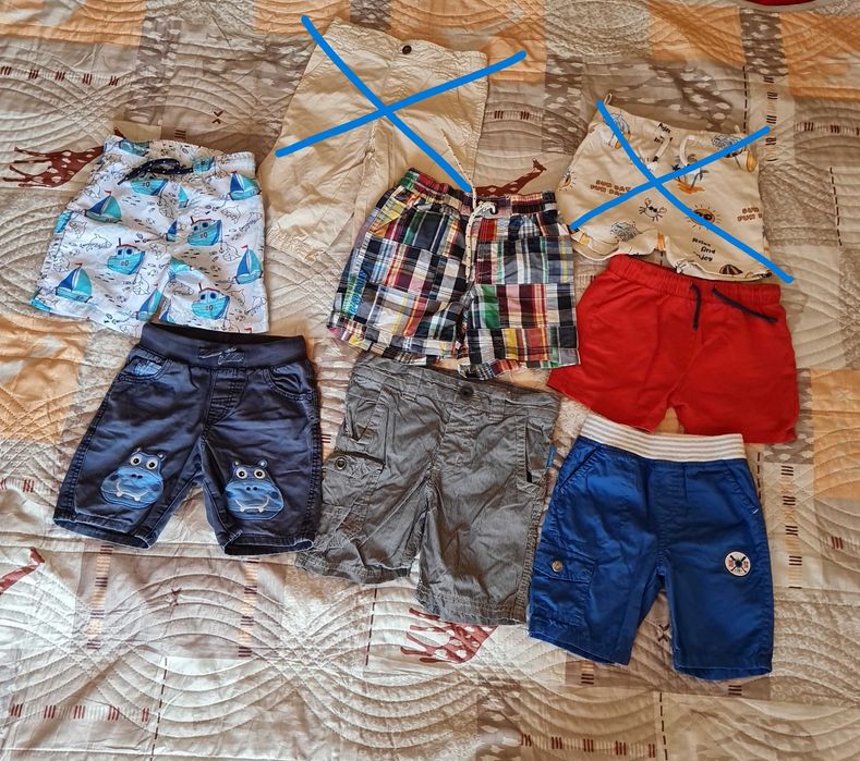 Lot pantaloni scurti baieti marime 92