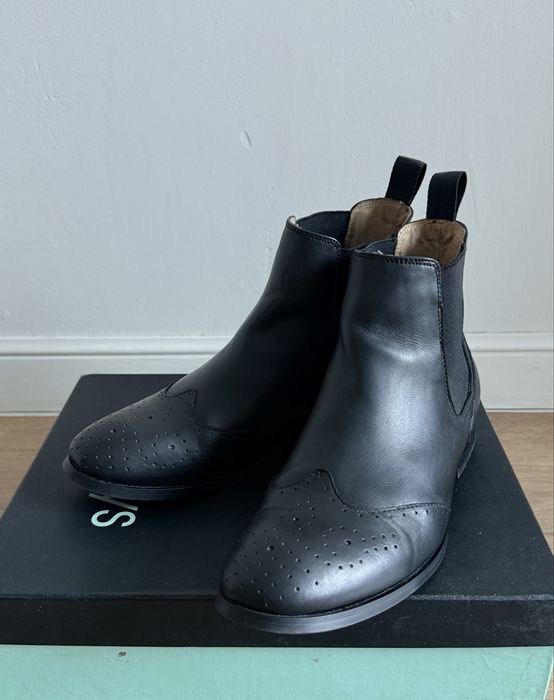 Кожаные ботинки Челси ТОРГ