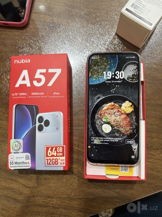 Nubia a57 ZTE 64gb rom, 12gb ram