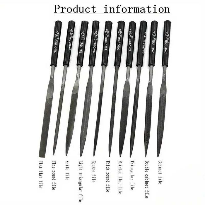 Мини менгеме и комплект иглени пили - инструменти за моделиране.