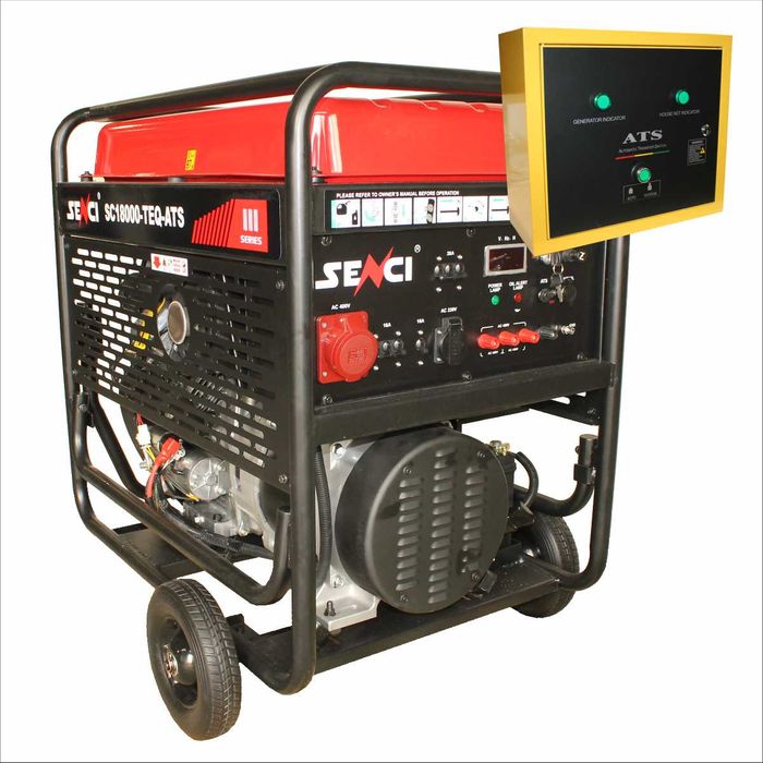 Generator SENCI SC18000TE-EVO-ATS max. 17 kW TRIFAZAT 400V AVR benzina