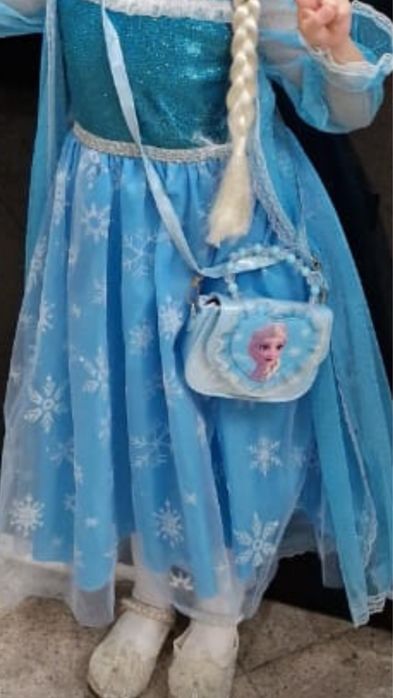 Платье эльзы для девочек набор
