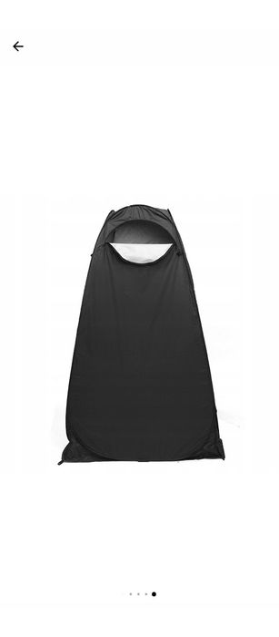 Cort dus impermeabil, Pop up, 120x120x195 cm, Poliester, Negru