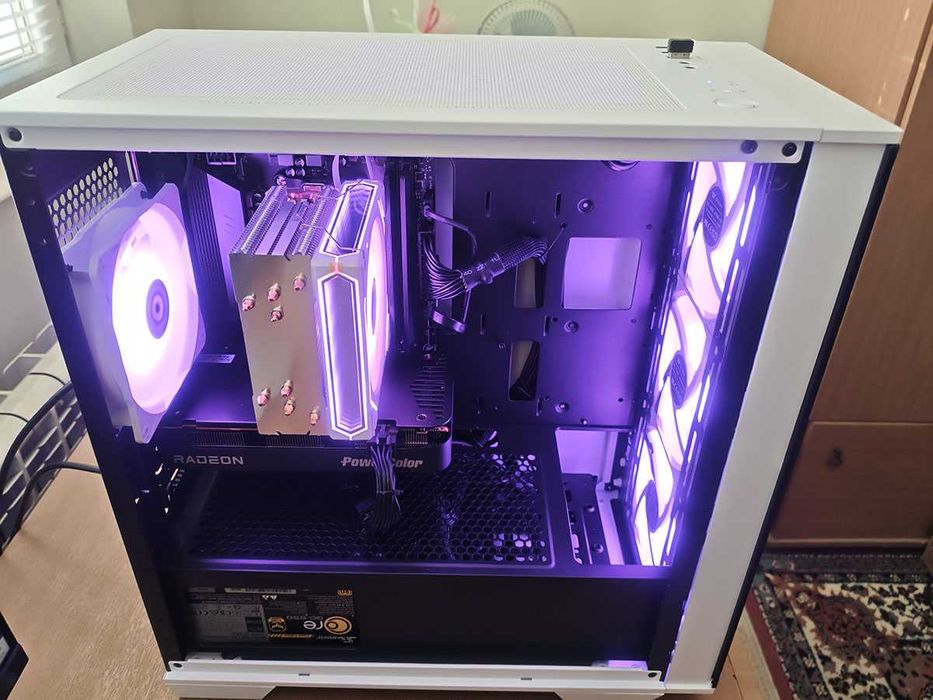 Геймърски компютър, 32gb DDR5, Rx 9060XT 16Gb, Ryzen 7500F, 1tb nvme