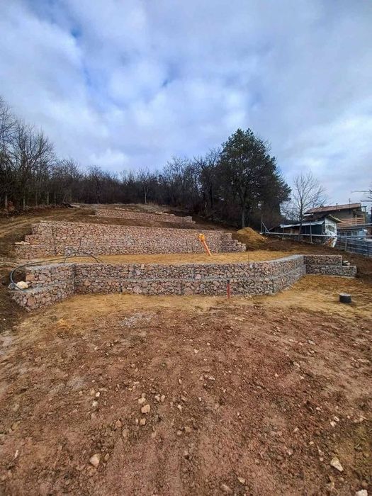 Пройзводство на Габиони (Подпорна стена)