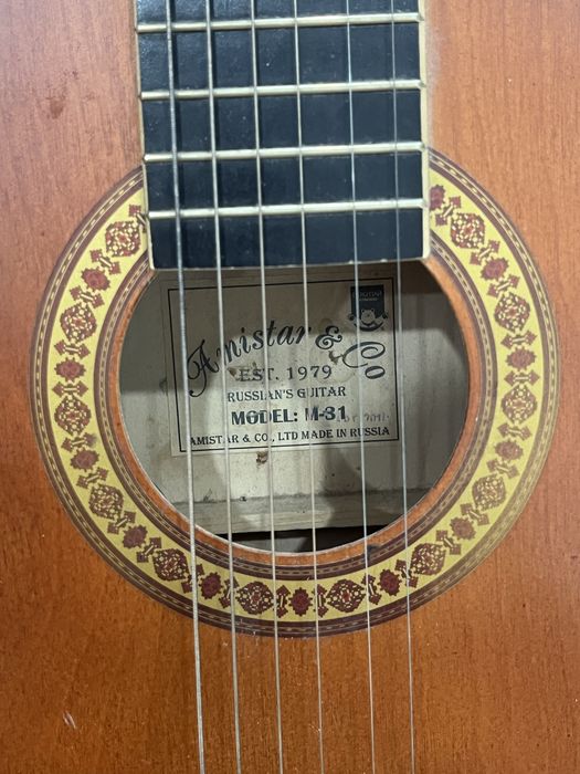 Гитара с возможностью подключения к колонке