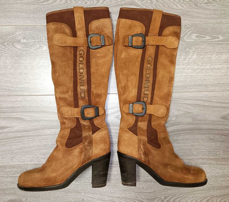 Cizme Goldmud piele naturala întoarsă impermeabile