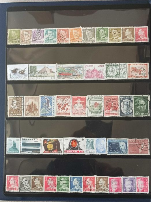 Колекции пощенски марки от бившата Чехословакия, Дания и Унгария