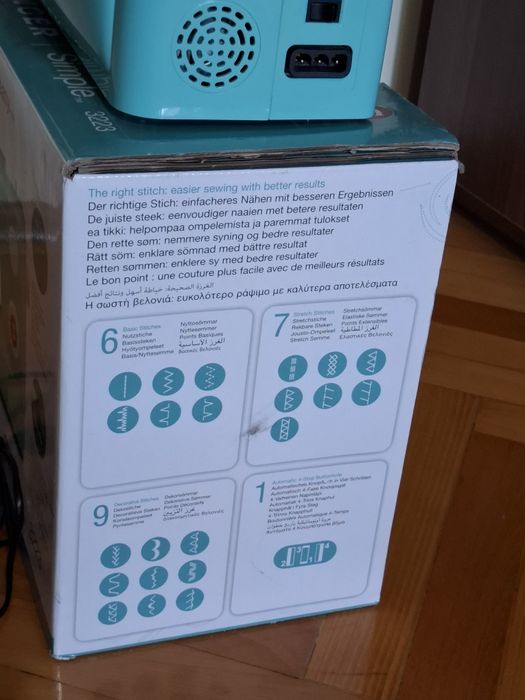 Mașină de cusut Singer Simple 3223•modele cusăturii 23•NOUĂ!