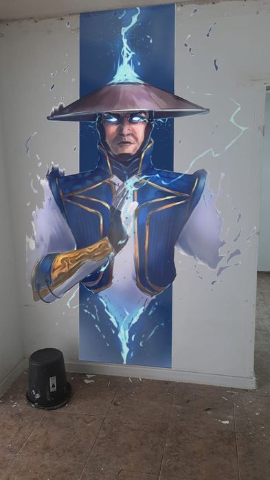 Аэрография, роспись стен, граффити, настенный рисунок