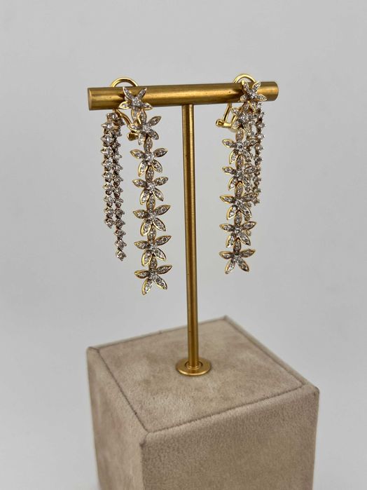 Серьги с бриллиантами Flouers