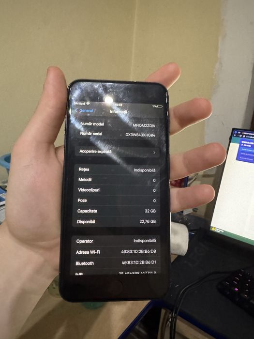 IPhone 7 plus stare baterie 87%