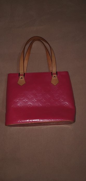 Geanta Louis Vuitton Houston Raspberry Leather