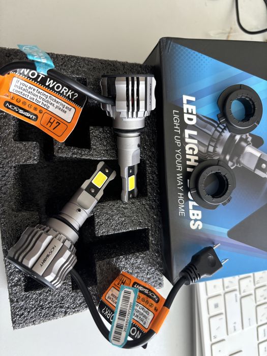 Лед крушки H7 72W Канбус BMW OPEL AUDI VW Novsight