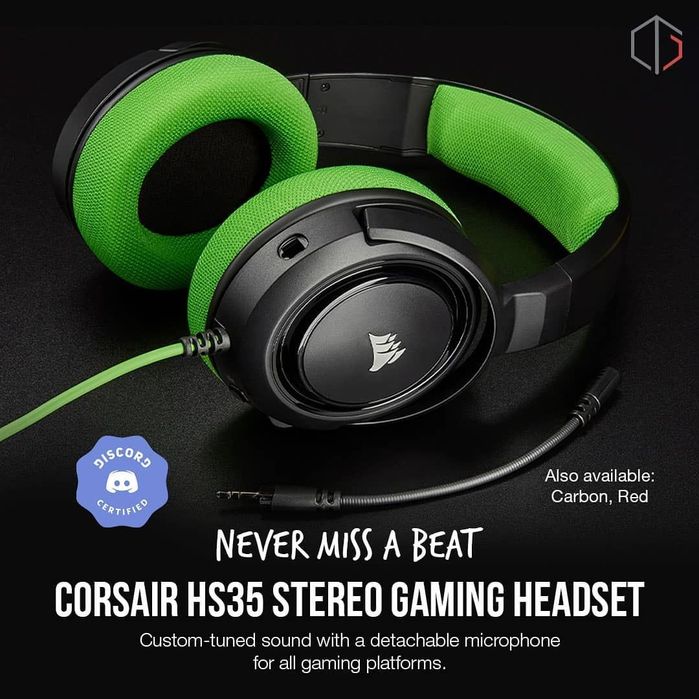 Corsair HS35 STEREO СКИДКА Игровые Проводные Наушники/Гарнитура