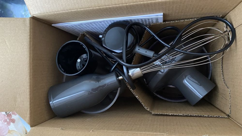 Жаңа батырмалы блендер Moulinex