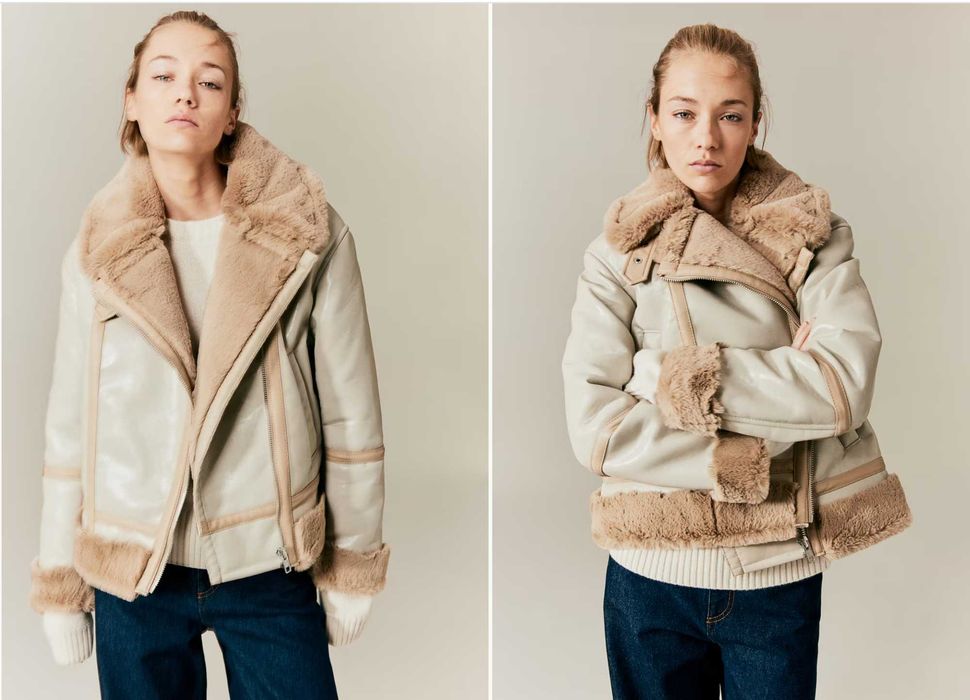 Новая куртка дубленка авиатор H&M, размер  L (50/56)