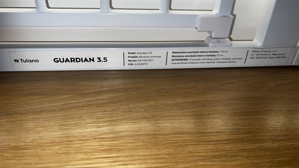 Poarta siguranta Tulano Guardian 3.5
