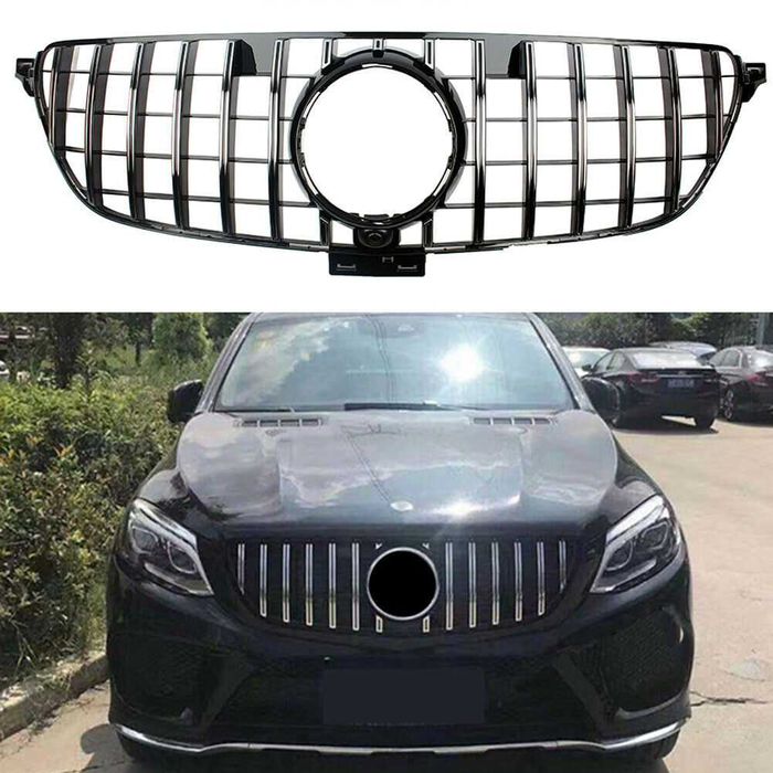 Хром/черна решетка тип GT за Mercedes GLE SUV W166, GLE купе C292 гр ...