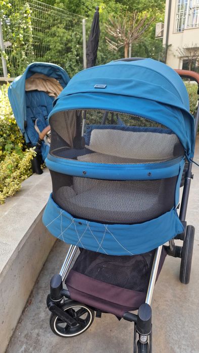 Cybex Priam Platinum - летен, зимен кош + много аксесоари