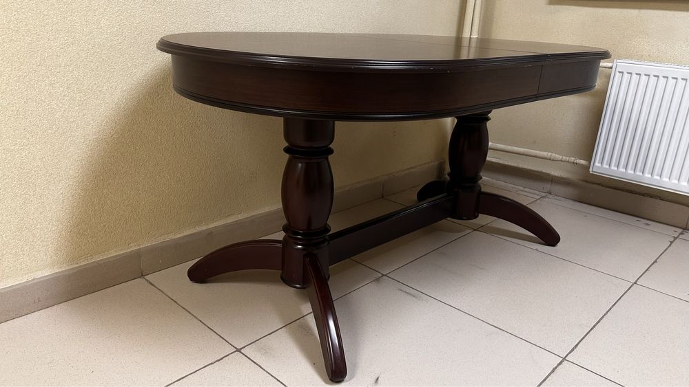 Стол дубовый бордо