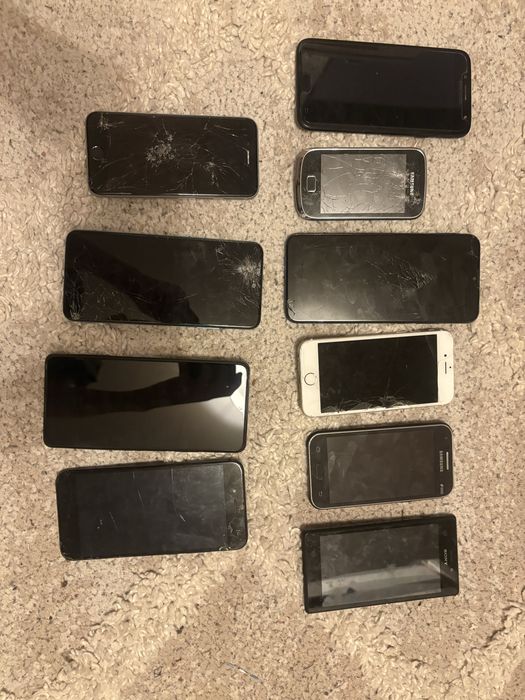 Lot telefoane pentru piese / reparații – Samsung, Xiaomi, Redmi, iPhone, Sony, Motorola
