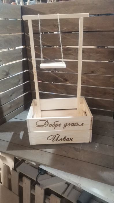 Бебешко гардеробче за изписване, кръщене, погача