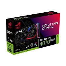 4070 Super ROG Strix видеокарта.