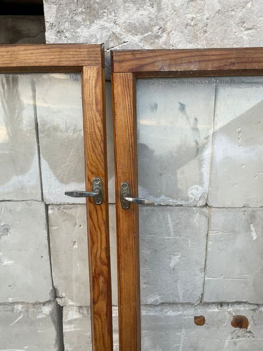 Деревянные окна без коробок