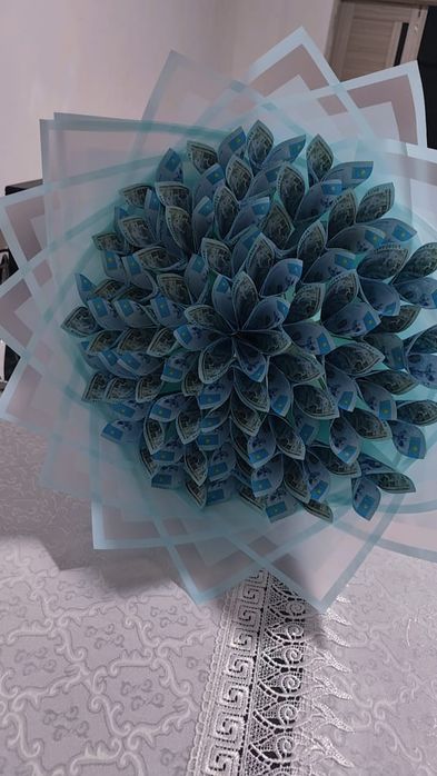 Денежный букет,для день рождение