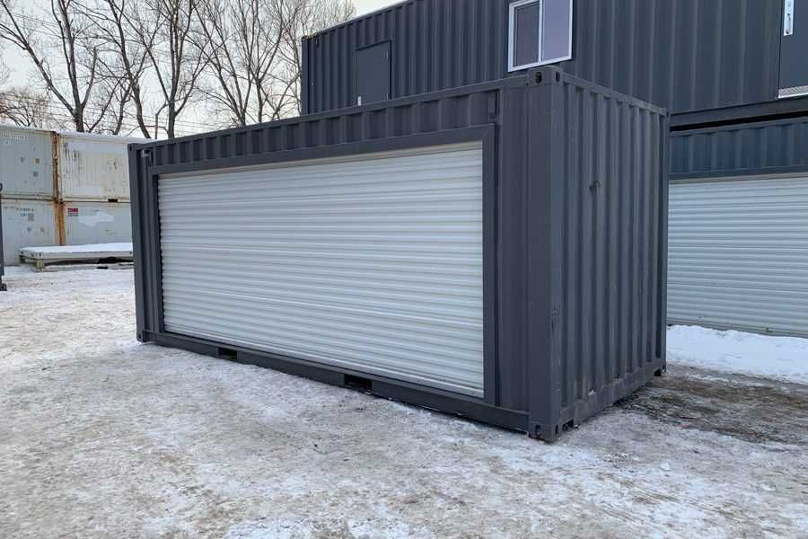 Container de depozitare de 6 metri cu ușă rulantă mare