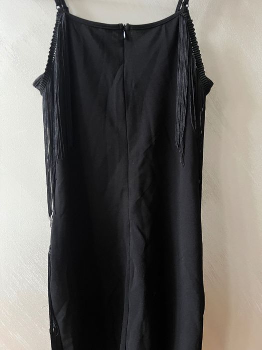 Малка черна рокля SHEIN с ресни