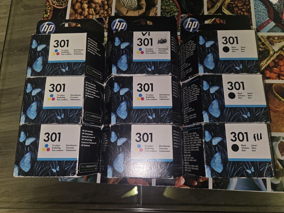 Lot cartușe cerneală HP