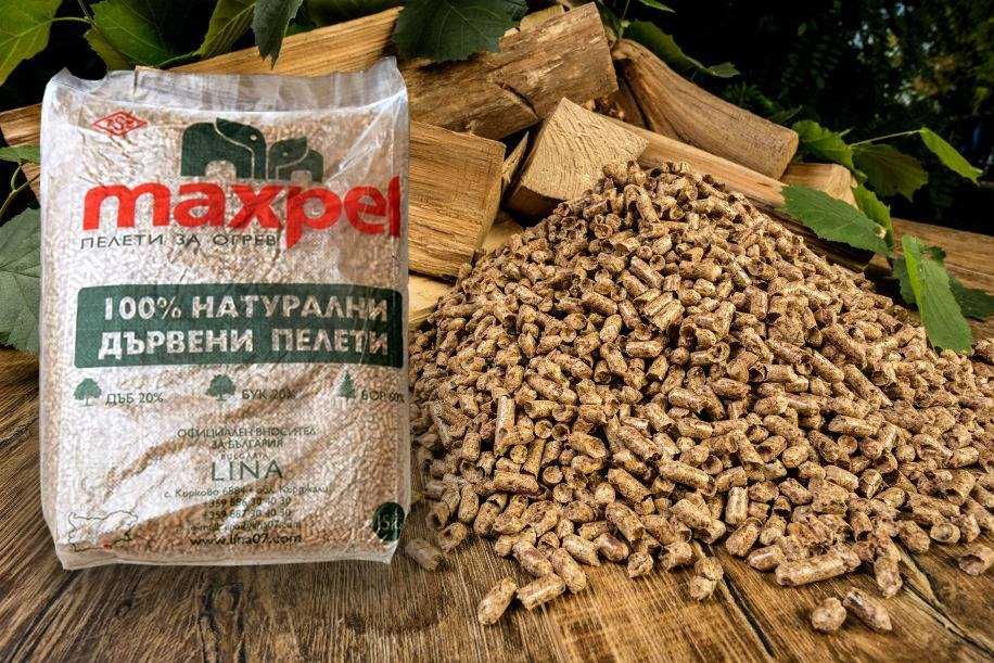 Дървесни пелети MAXPEL GOLD A1 дъб/бук/бор - НАЛИЧНИ