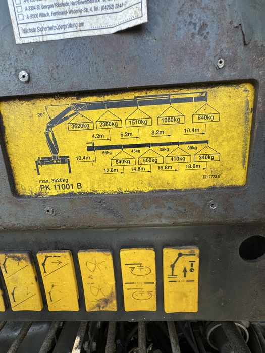 DAF 380cp CLIMǍ/BASCULABIL 3 parti/Macara