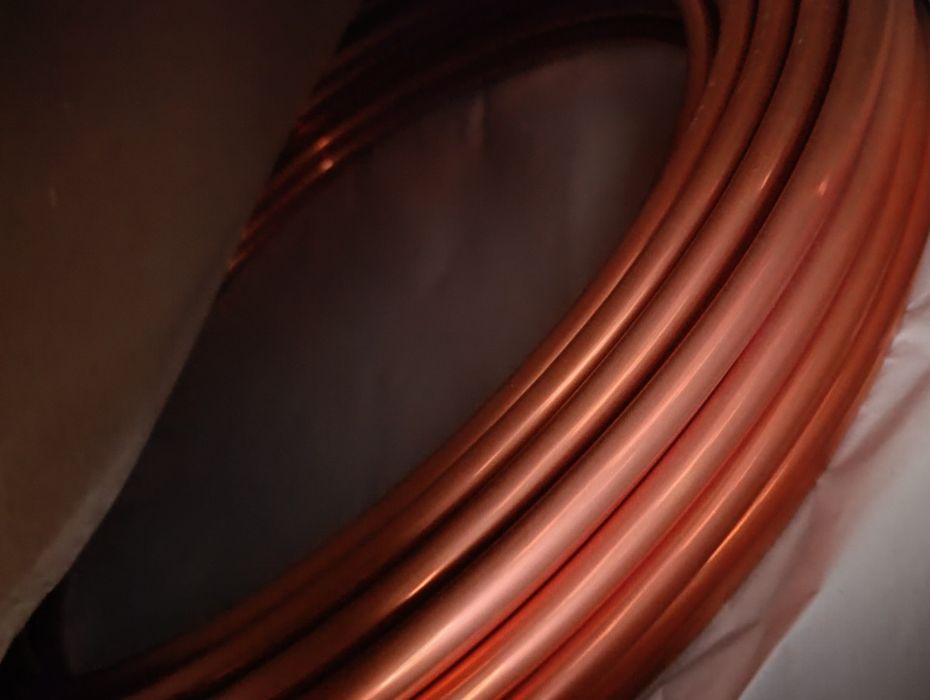 Медна тръба 16х1 (мека)