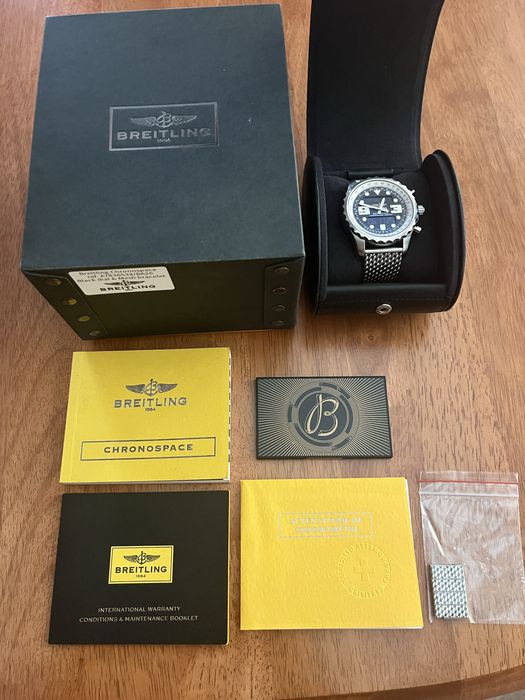 Breitling Chronospace - Пълен комплект