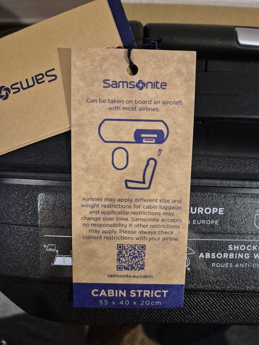 Vând troler Samsonite Essens Spinner, 55x40x20 cm, ediție Seletti