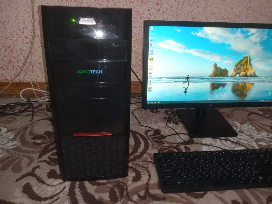 H81, g3260, 3/320gb, "22"Lg full hd