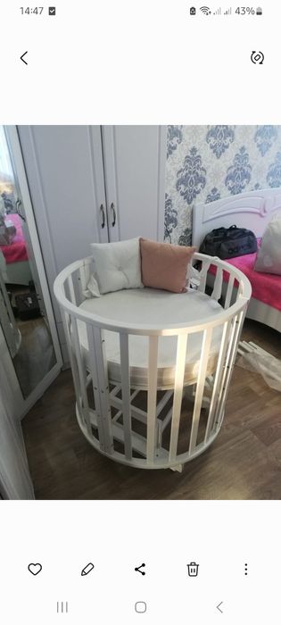 Продам кроватку, трансформе