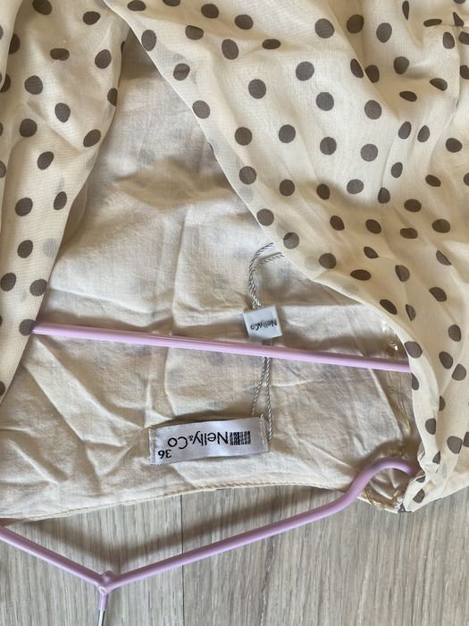 Новое платье в горошек