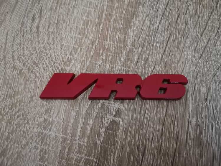 червена емблема VR6 за Фолксваген Volkswagen